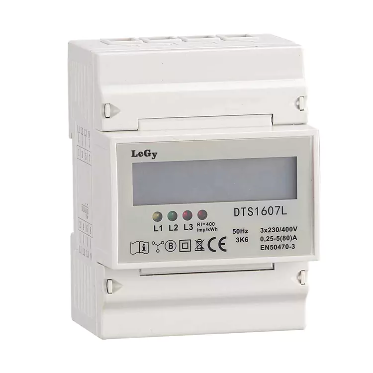 RS485 үш фазалы DIN рельсті ақылды энергия есептегіш